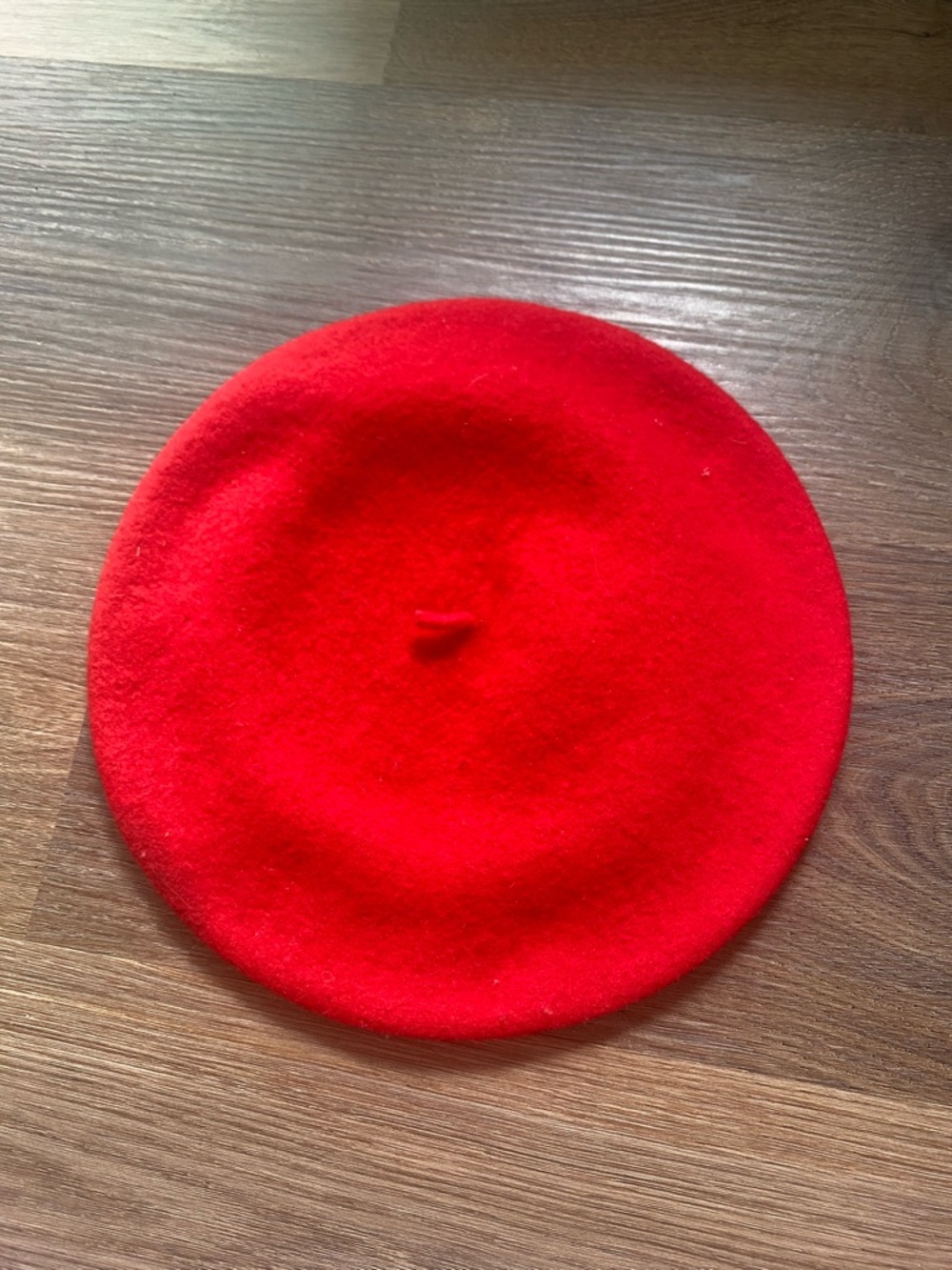 Classic Red Wool Beret